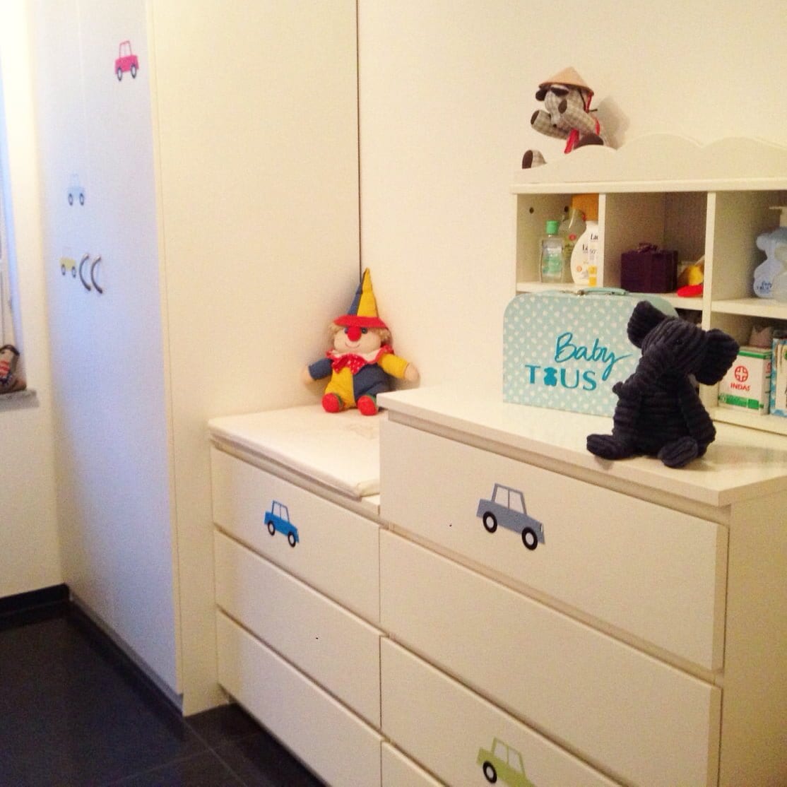 Vinilo decorativo coches Fiat adhesivo para pared infantil estilo clásico - Nicolasito.es #color_Rosa