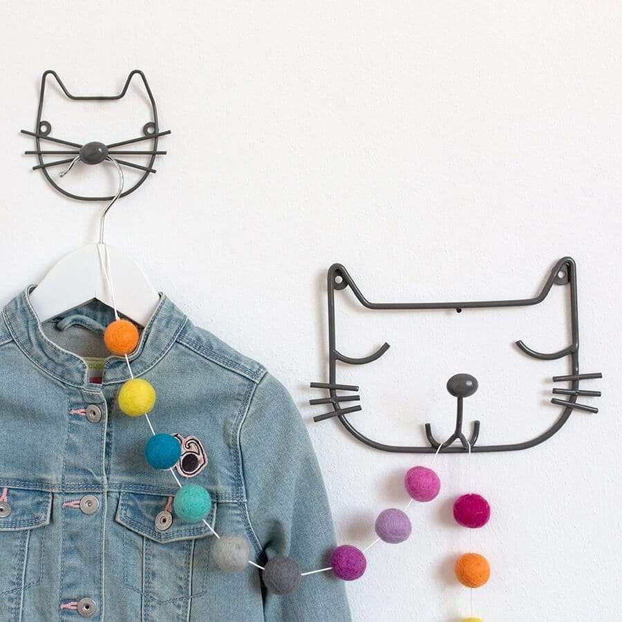 Colgador Ropa Gatos Decoración Infantil