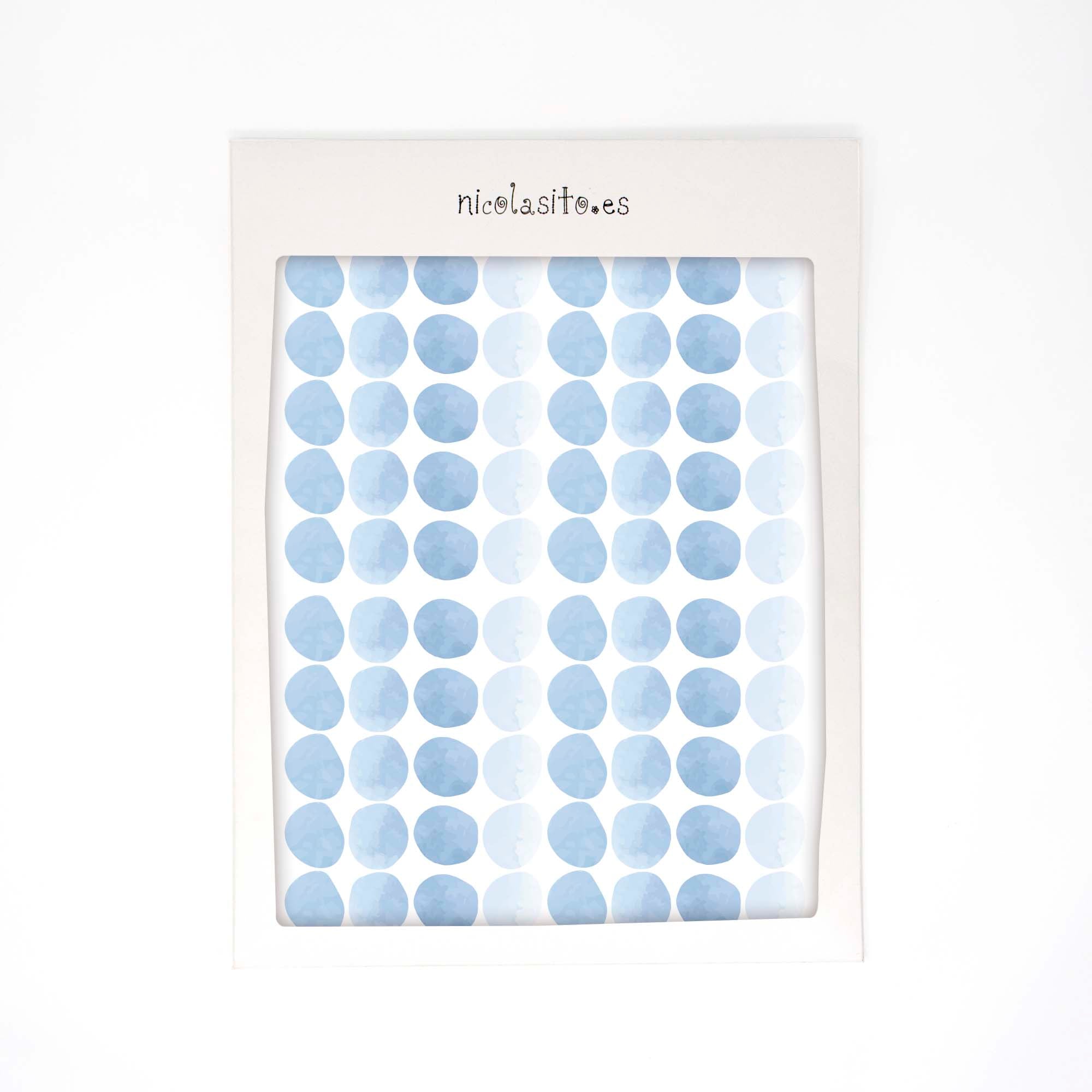 comprar antideslizantes infantiles para bañeras en forma de topitos acuarela azul   #color_antideslizante-topitos-azul