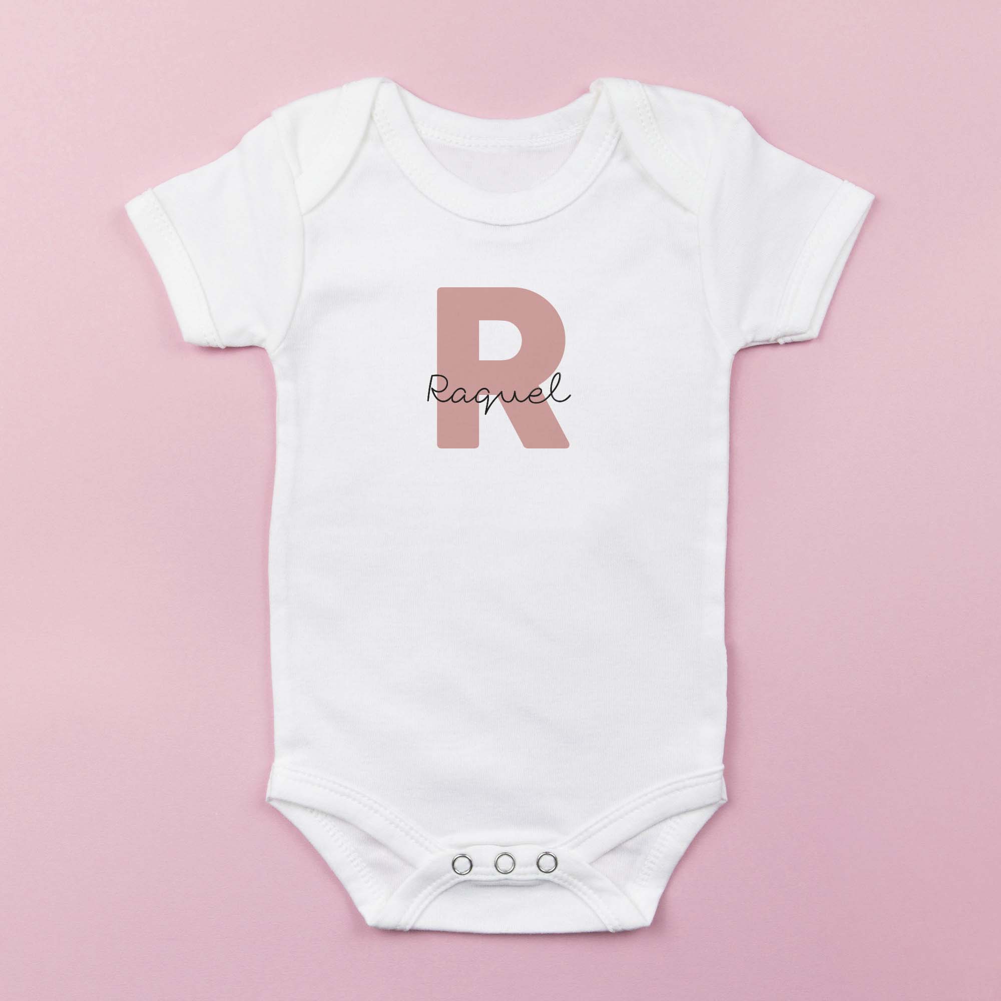 comprar body infantil personalizado con el nombre y la inicial del niño