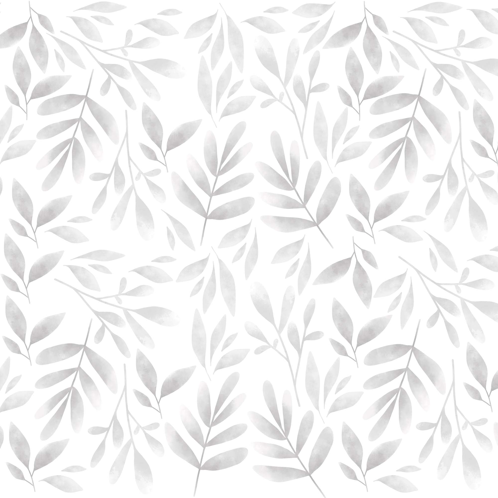 vinilo de nicolasito.es plantas mini con acabado acuarela para decorar dormitorios infantiles color gris #color_plantas-acuarela-gris