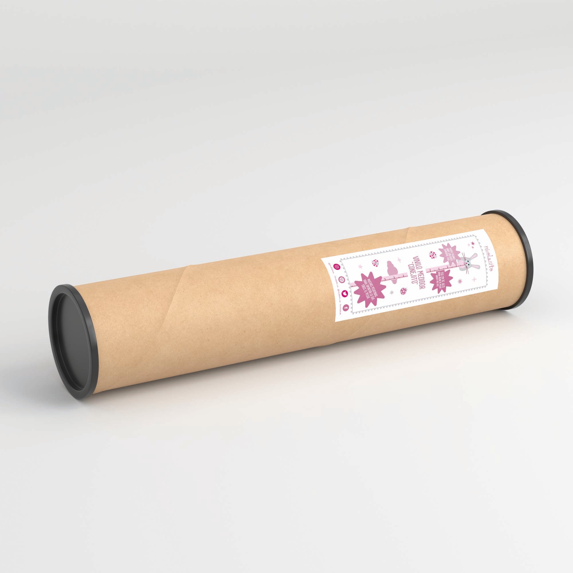 medidor infantil conejito rosa #color_Rosa
