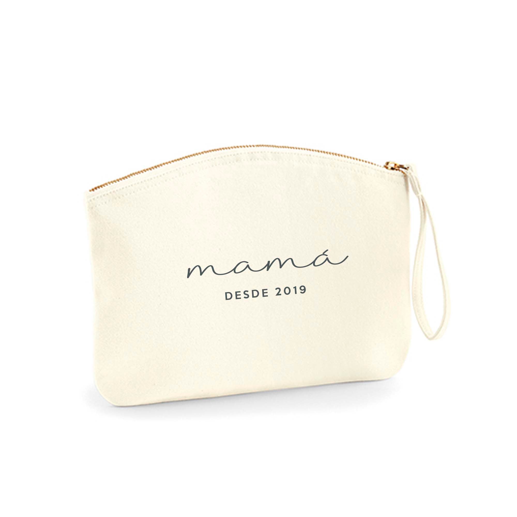 Comprar bolsa de mano personalizada para regalar a mamá el día de la madre #color_neceser-beige