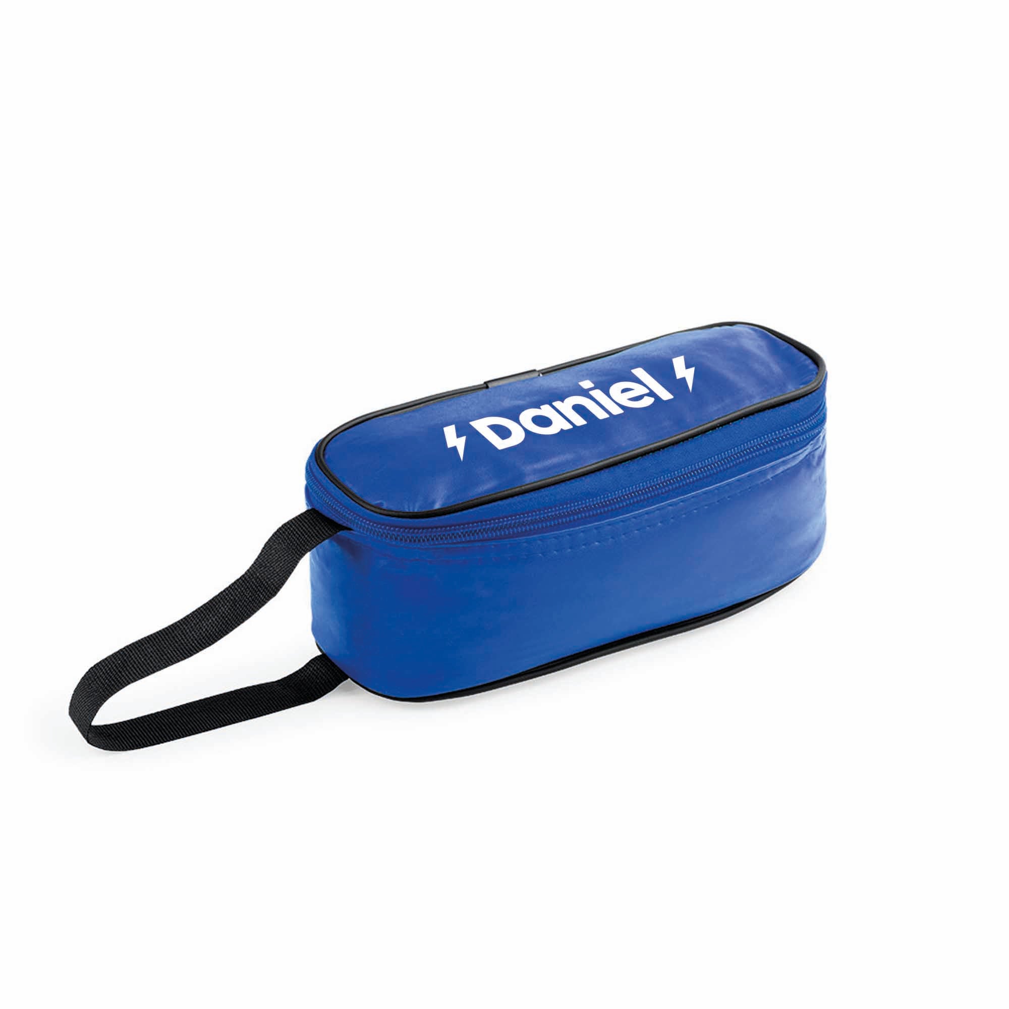 Detalle de etiqueta personalizada con nombre en portabocadillos azul - Nicolasito.es #color_azul-marino