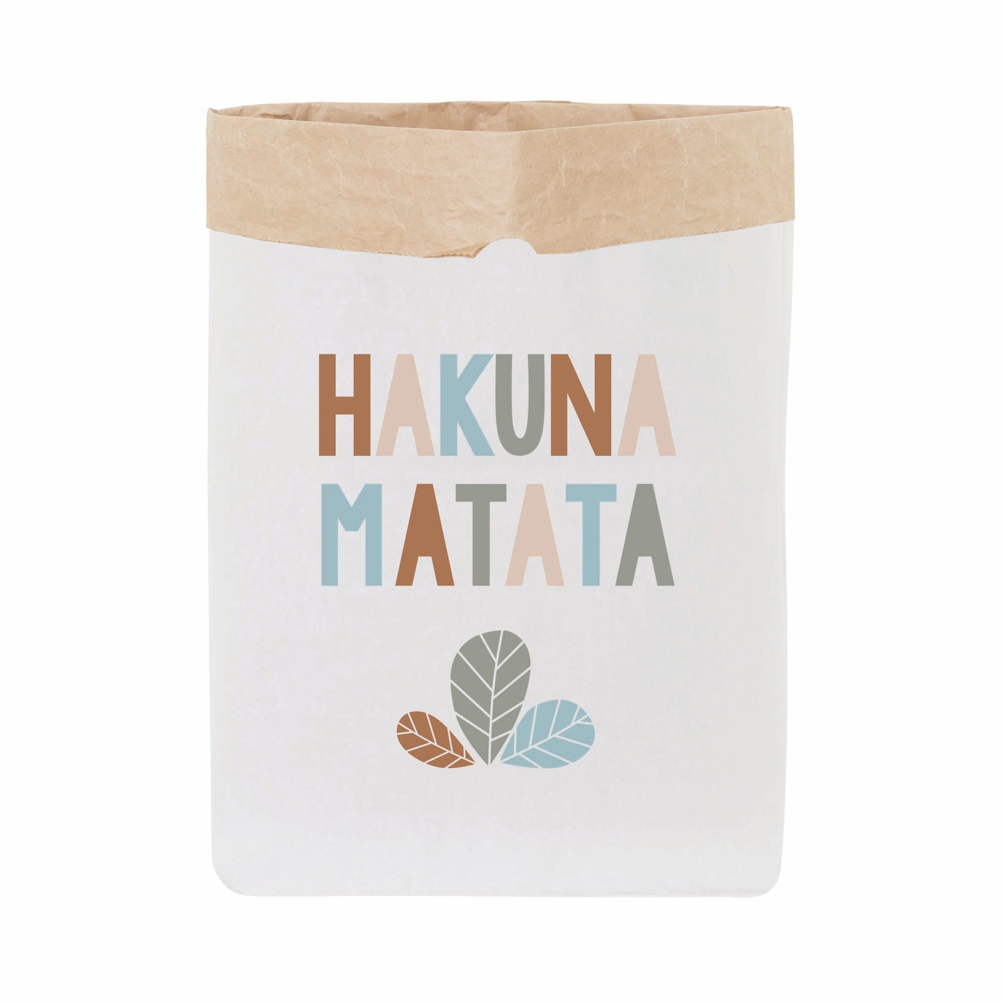 comprar saco de papel infantil con mensaje hakuna matata