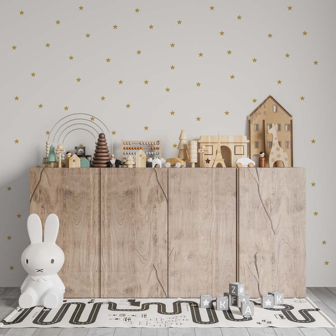 Comprar vinilo decorativo mini estrellitas oro #color_Oro