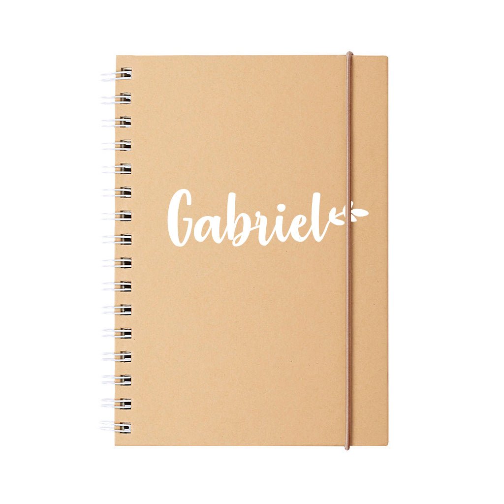 Libreta personalizada Nature Nicolasito.es comprar online #color_Blanco