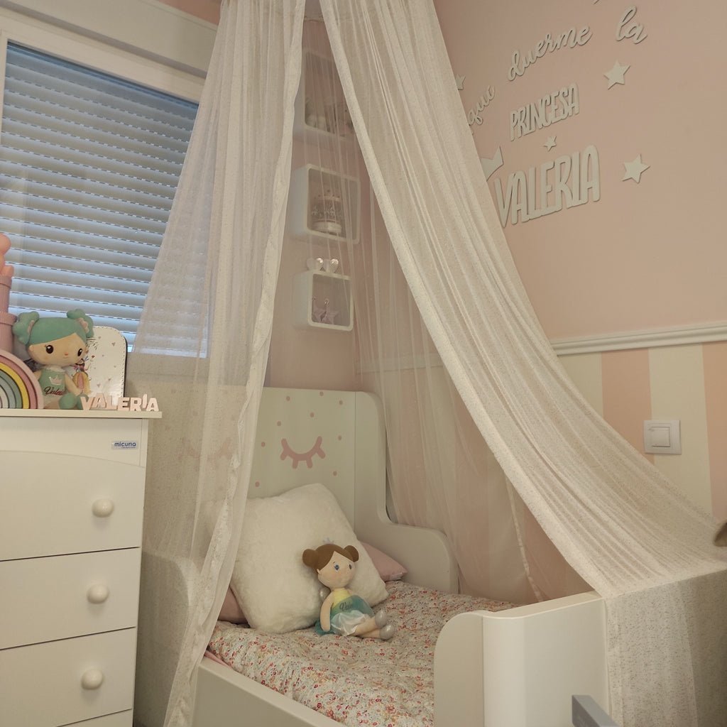Vinilo Ojitos para decoración cuarto de niña #color_Rosa