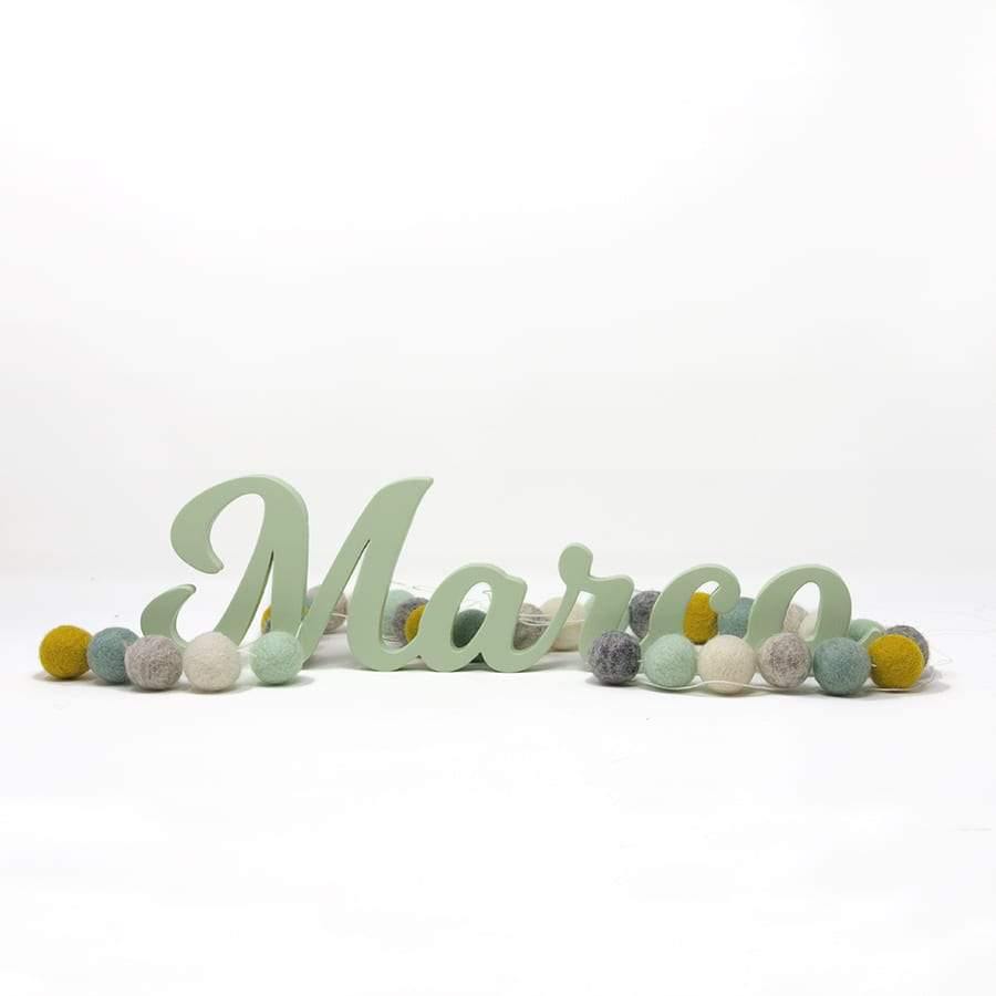Nombres de madera Nicolasito #color_Mint