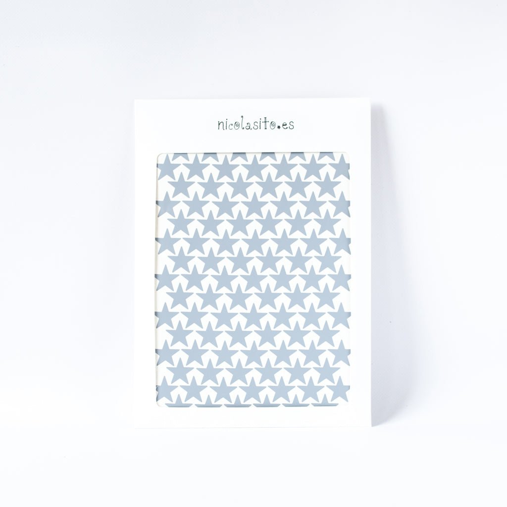 Vinilo mini estrellitas gris claro Nicolasito #color_Gris claro