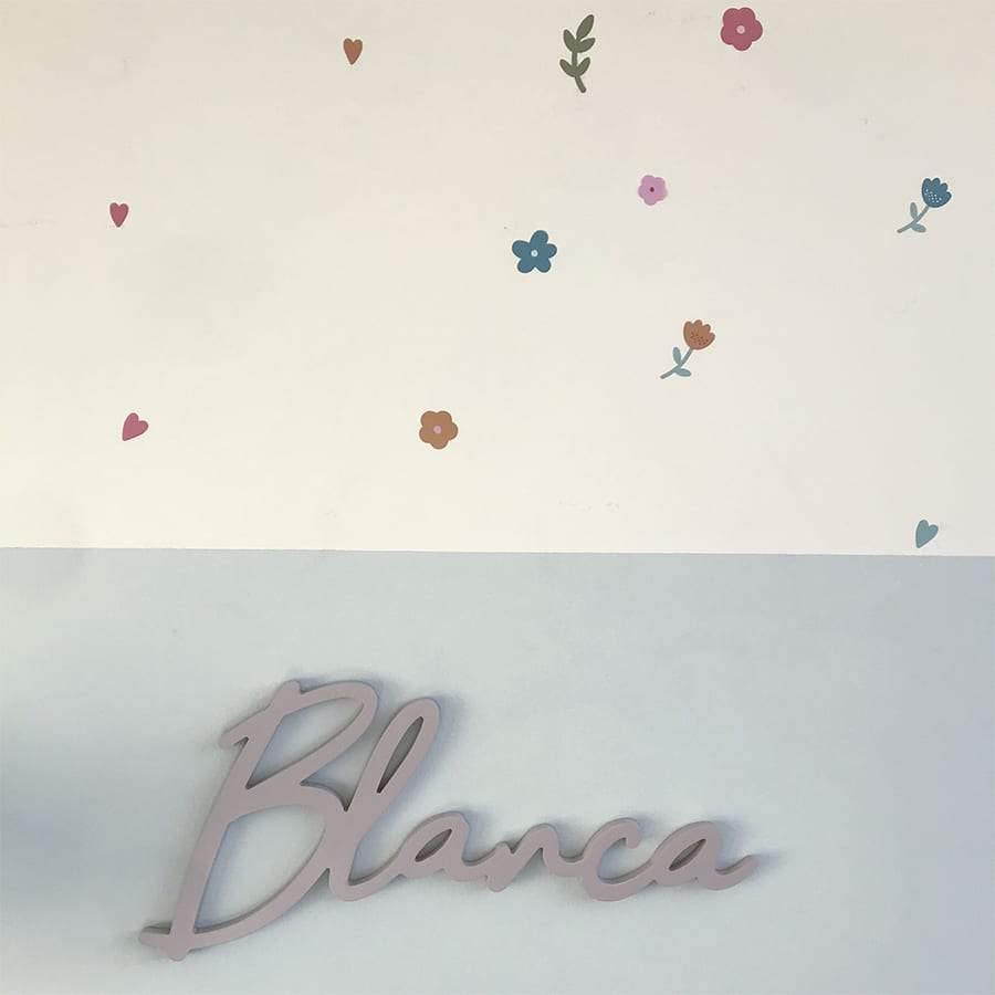 Nombres de madera personalizados de niña para decorar #color_Arena