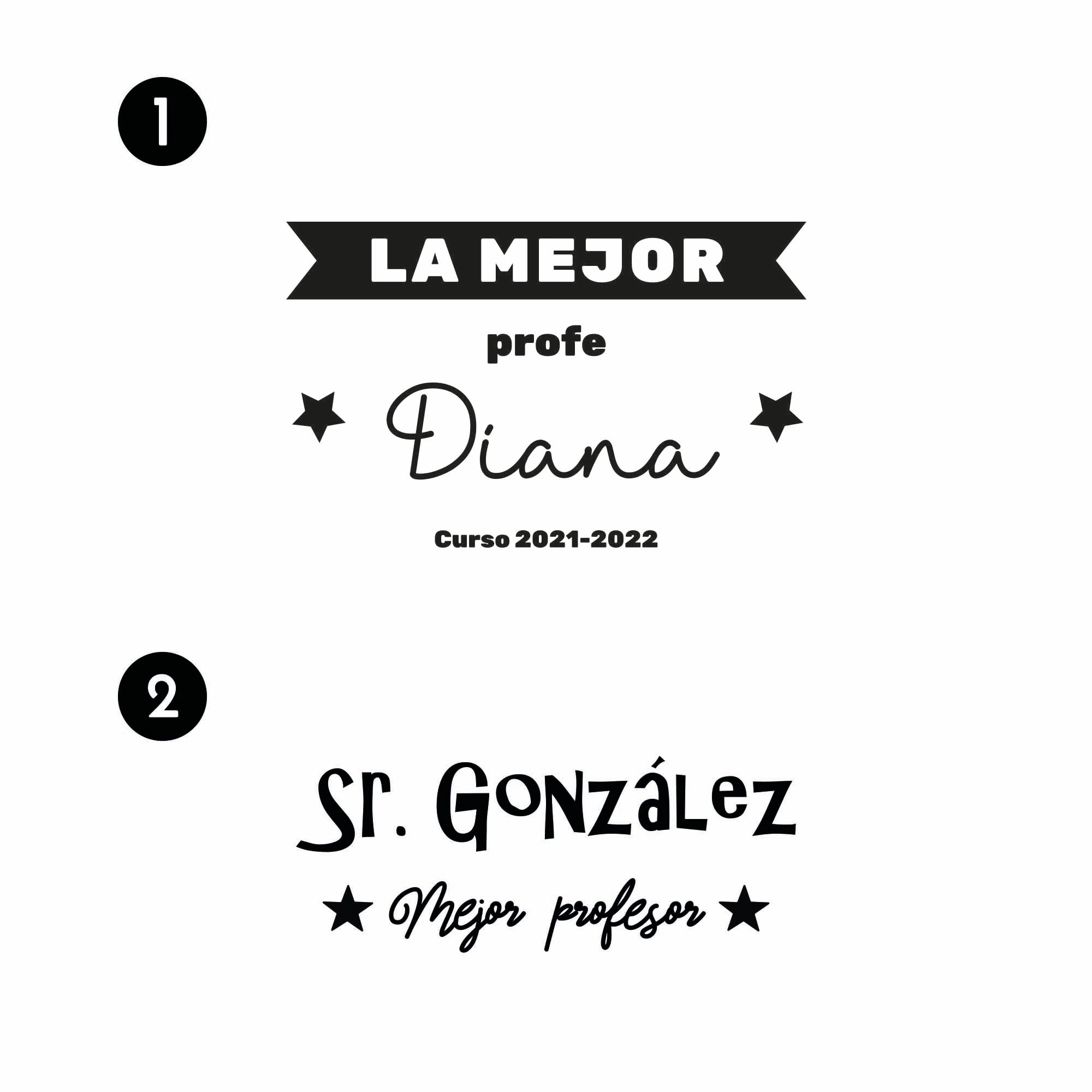 Cuaderno personalizado para regalar al profesor