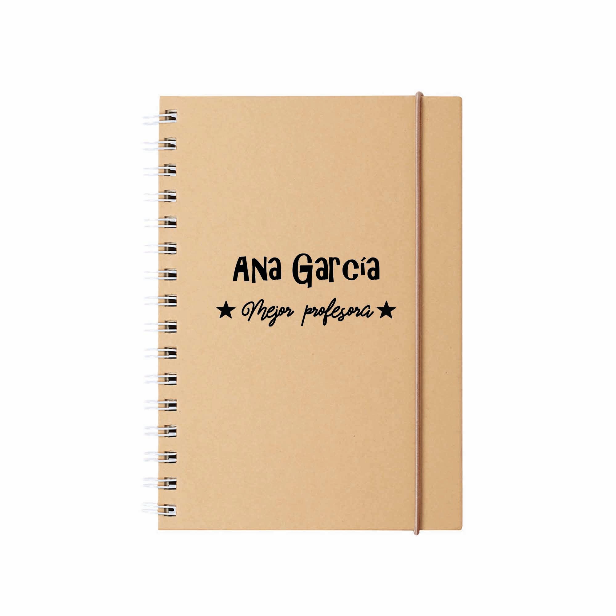 Cuaderno personalizado para regalar al profesor #diseño_Opción 2