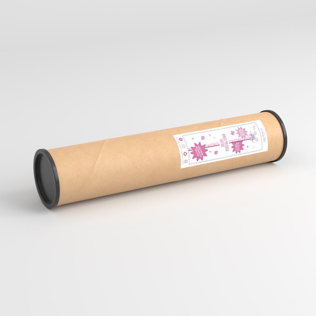 Vinilo Medidor infantil Ratón #color_Rosa