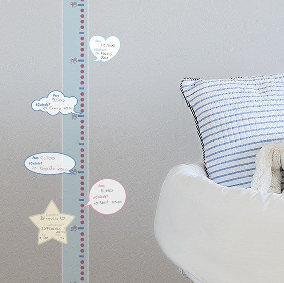 Comprar pegatinas para medidores infantiles de pared nicolasito #modelo_Modelo 1