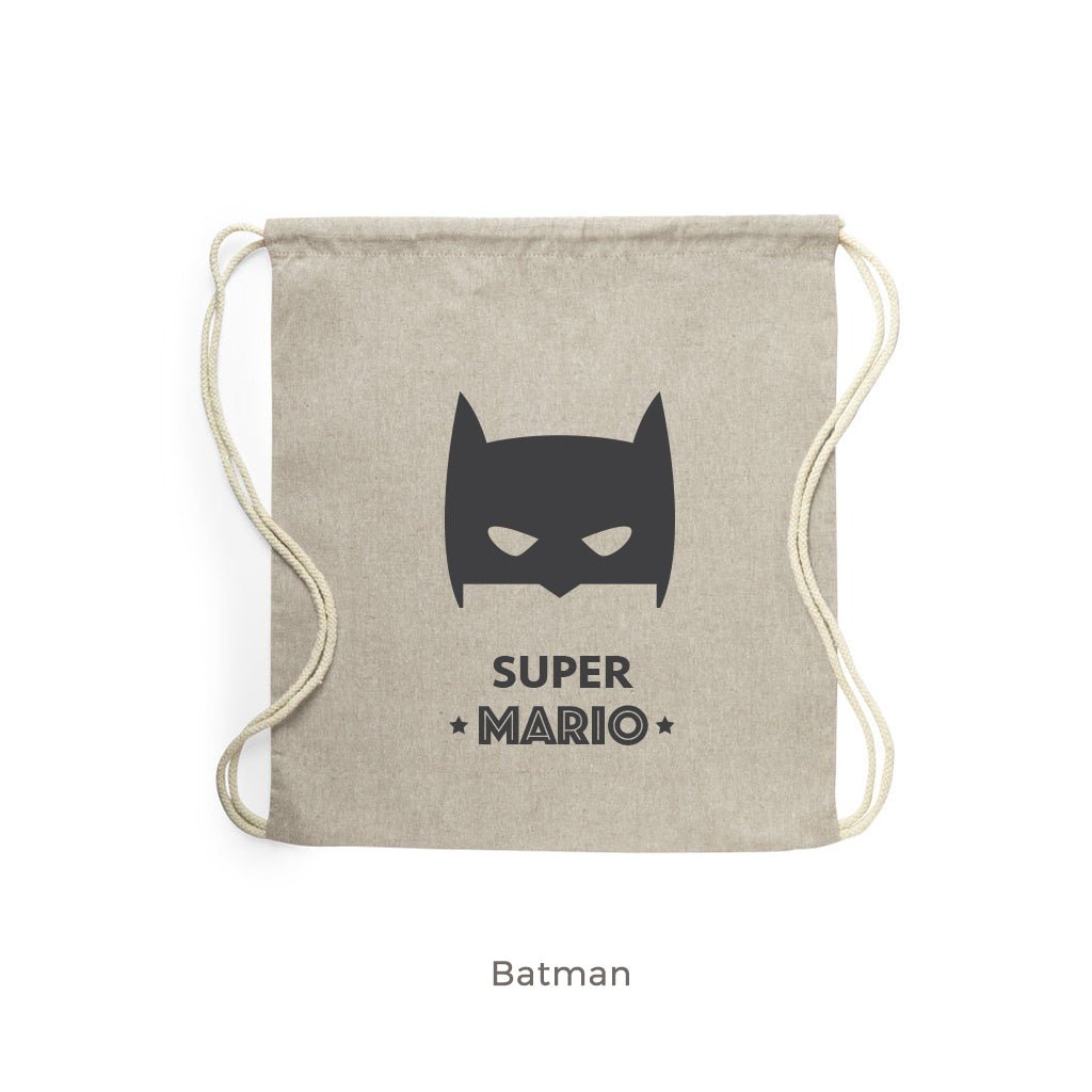 Mochila Personalizada Nombre Infantil Batman