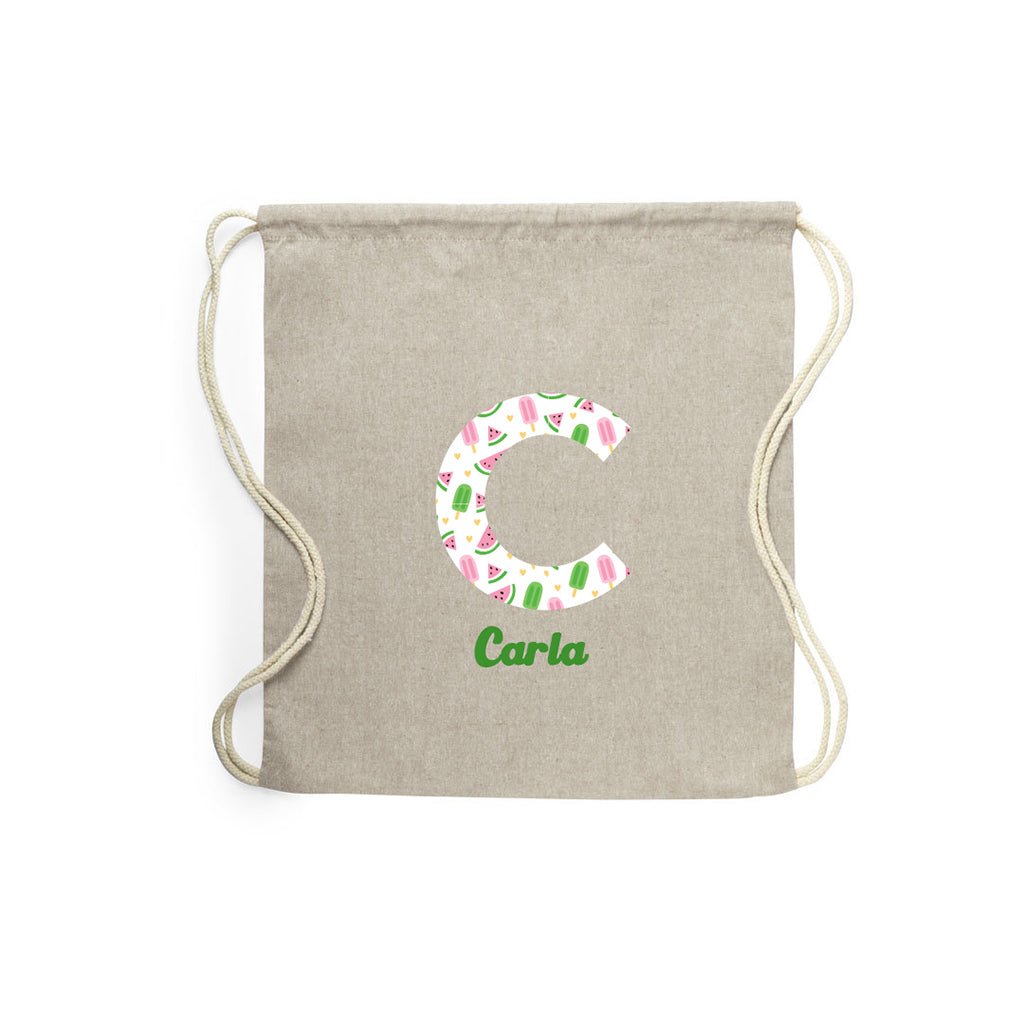 Mochila Vuelta al Cole Estampado Personalizada #color_Helado de sandía