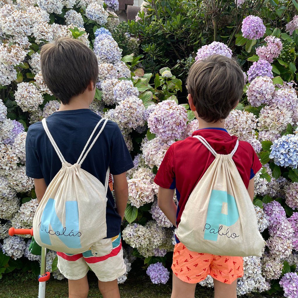 Mochila Inicial Nombre freeshipping - Nicolasito.es #color_Verde bosque