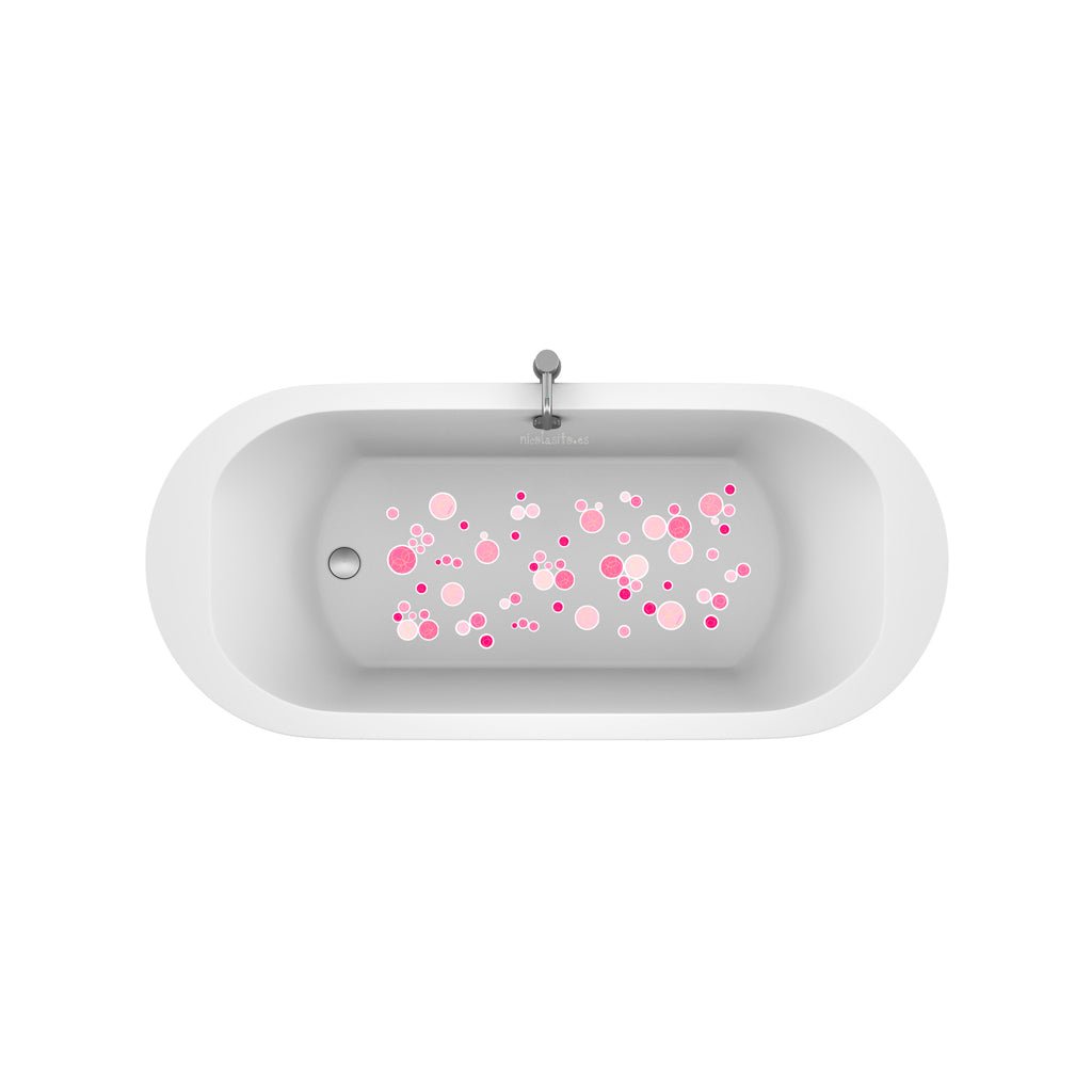 Comprar Pegatinas Antideslizantes para la Bañera Burbujitas rosa #color_Rosa