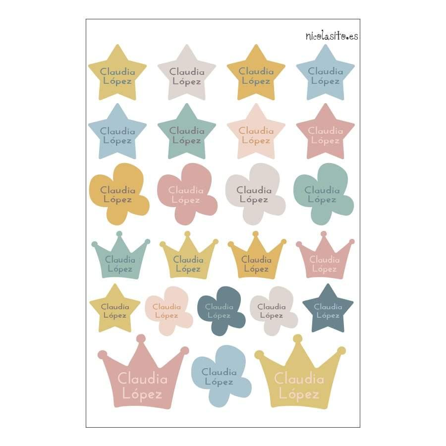 Pegatinas marcar cosas Estrellas