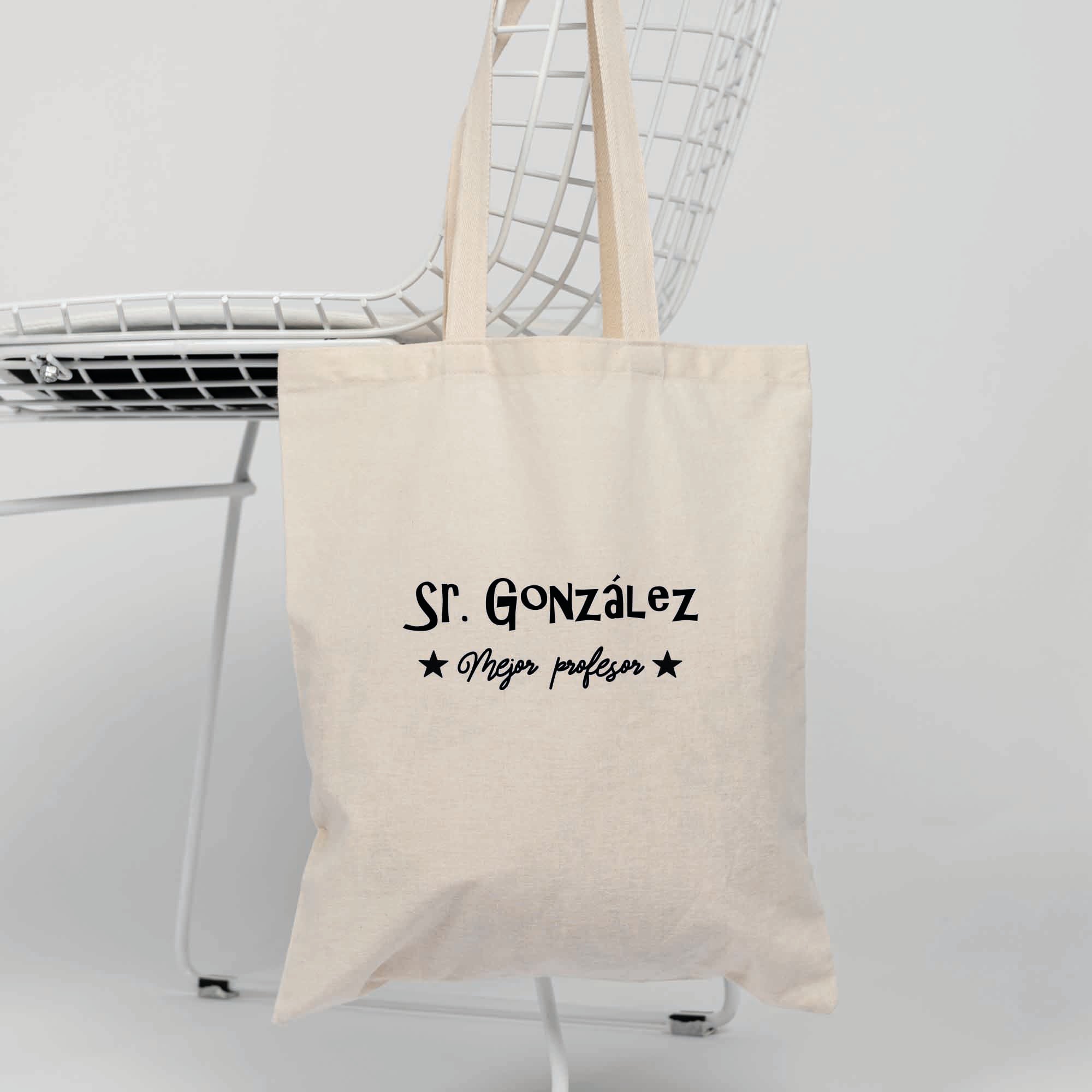 Totebag personalizada para regalar al profesor