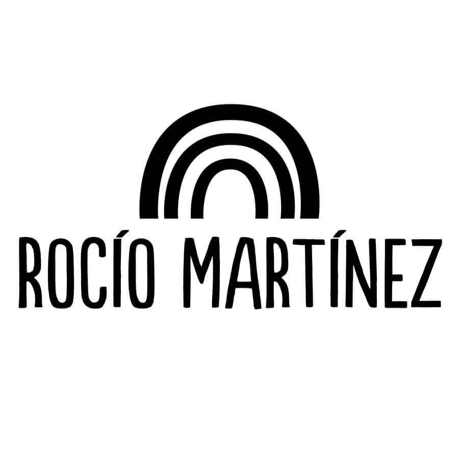 Detalle del sello para marcar ropa con diseño de arcoíris, sello personalizado con nombre grabado y tinta resistente al lavado - Nicolasito.es