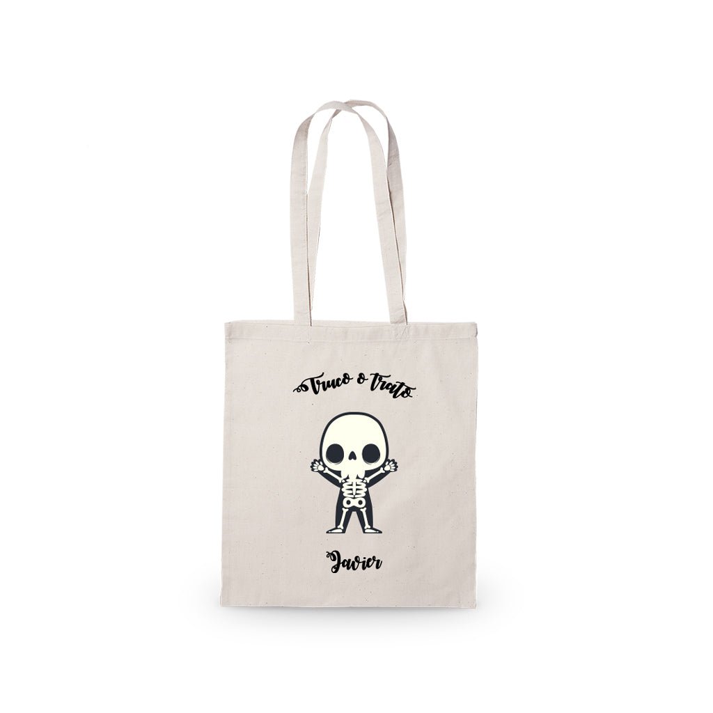 Bolsa caramelos halloween Esqueleto Monstruo disfraz