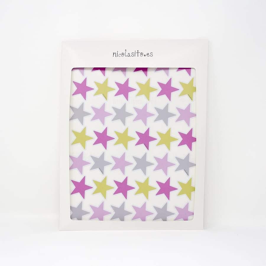 Paquete de 42 estrellitas rosas antideslizantes para bañeras, duchas y azulejos. Seguridad y decoración en un solo producto_ Nicolasito.es #color_Rosa