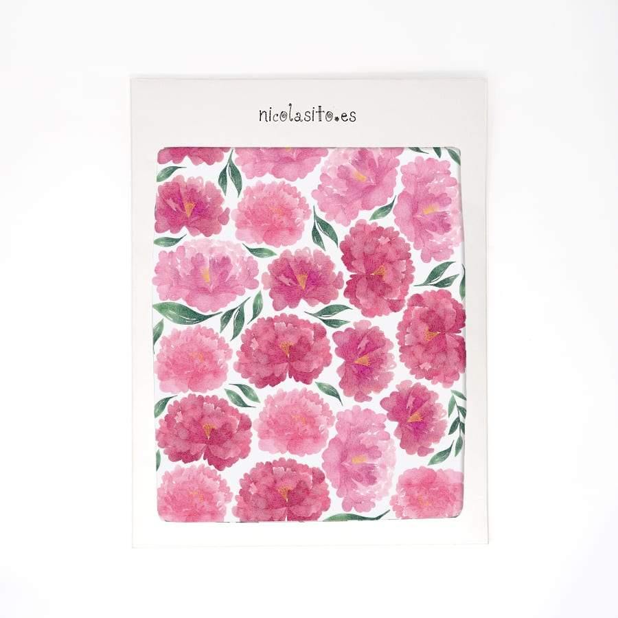 Comprar online Vinilos decorativos flores peoní­as nicolasito