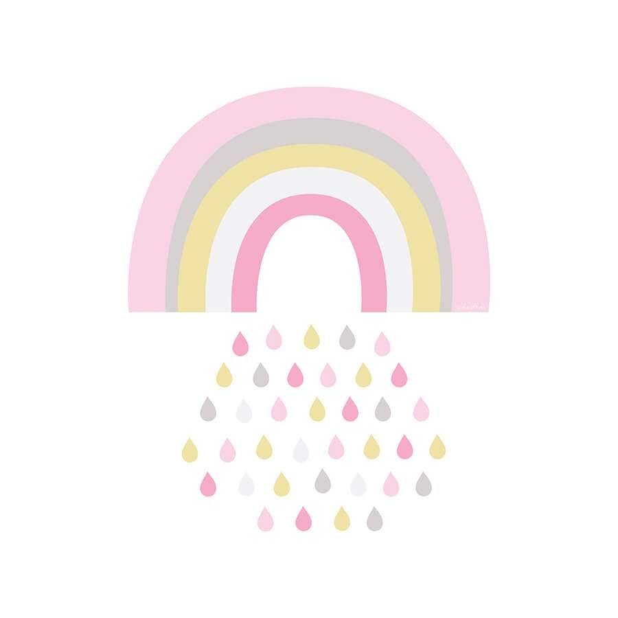 Comprar online vinilo Arcoiris Big grande rosa #color_Pastel rosa