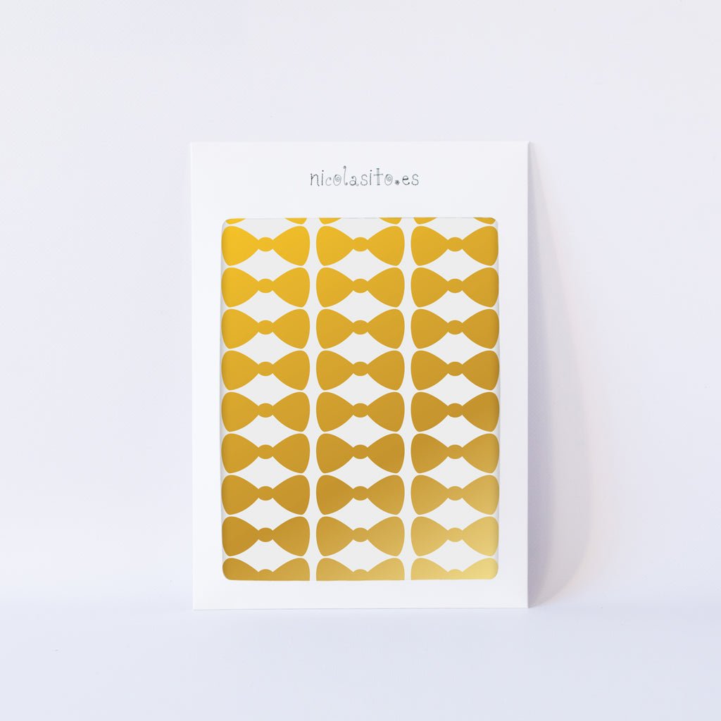 Packaging de seguridad del vinilo adhesivo mini lazos para transporte - Nicolasito.es #color_Oro