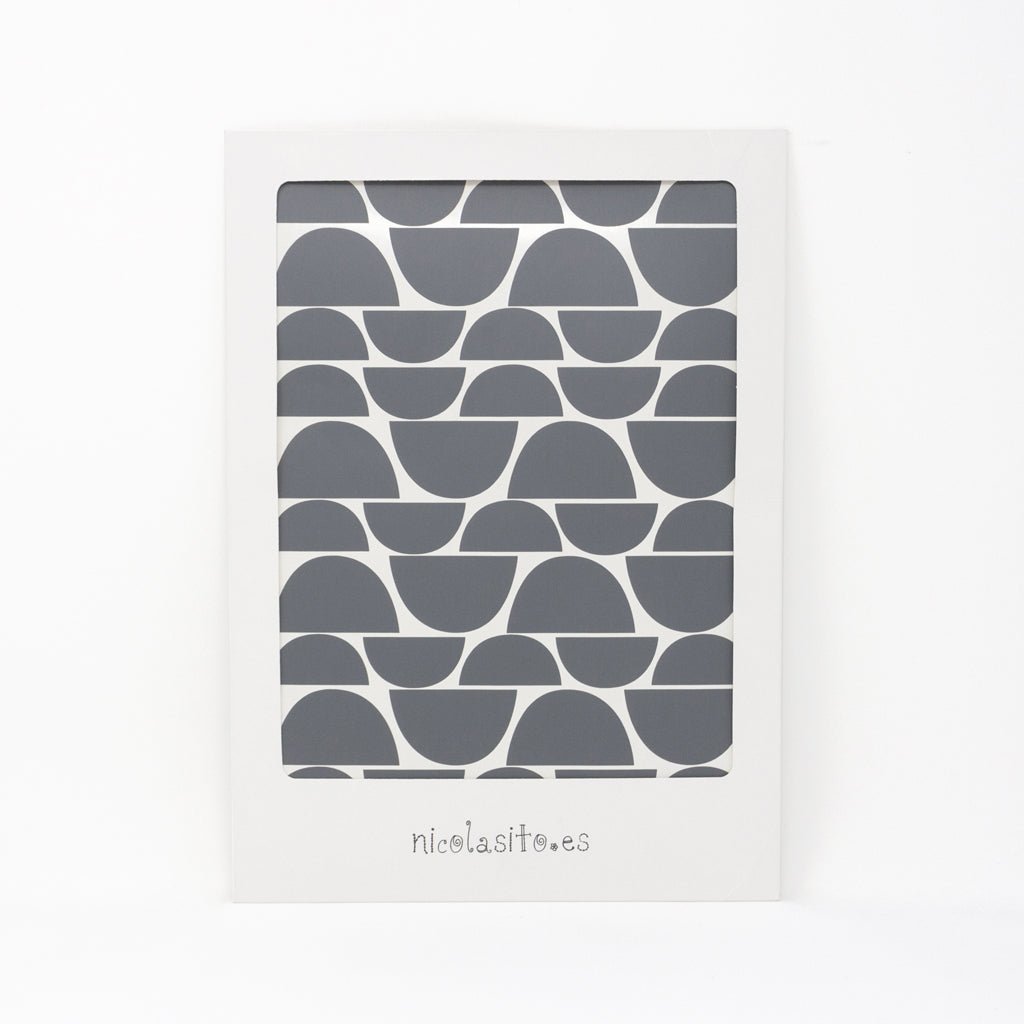 Empaque del vinilo decorativo mini medias lunas para envío seguro - Nicolasito.es #color_Gris oscuro