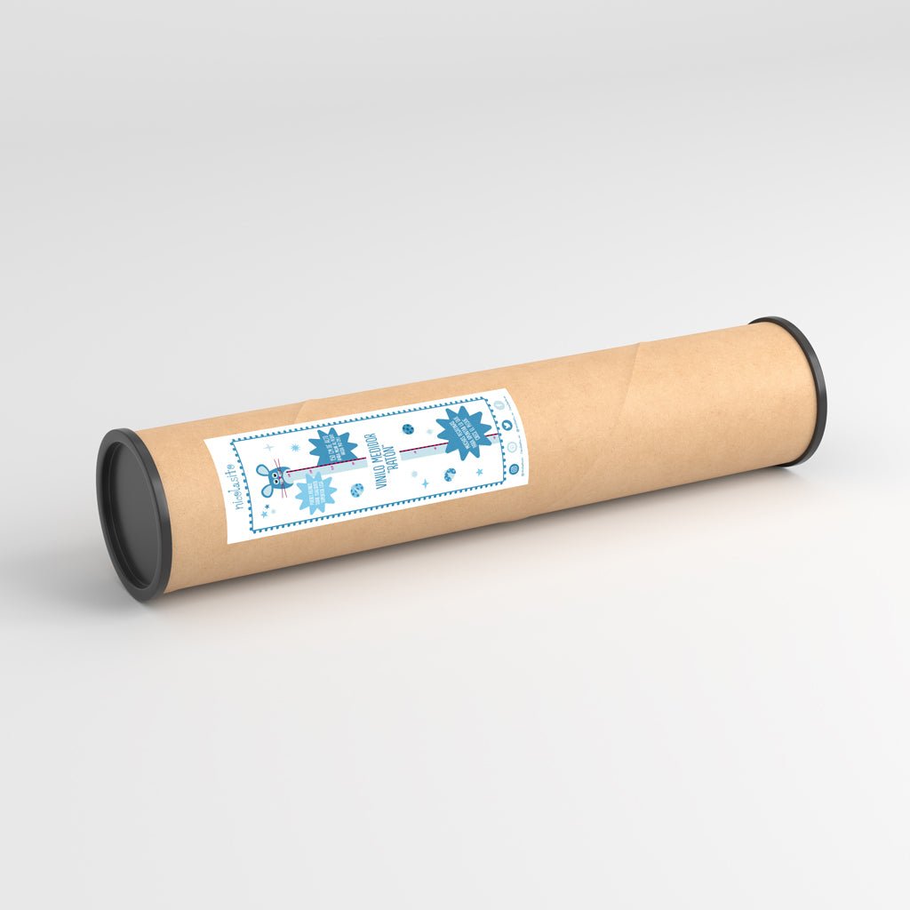 Vinilo medidor infantil Ratón #color_Azul