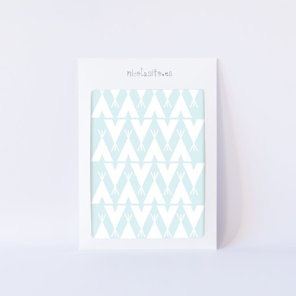 Empaque seguro del vinilo decorativo mini tipis listo para envío - Nicolasito.es #color_Blanco