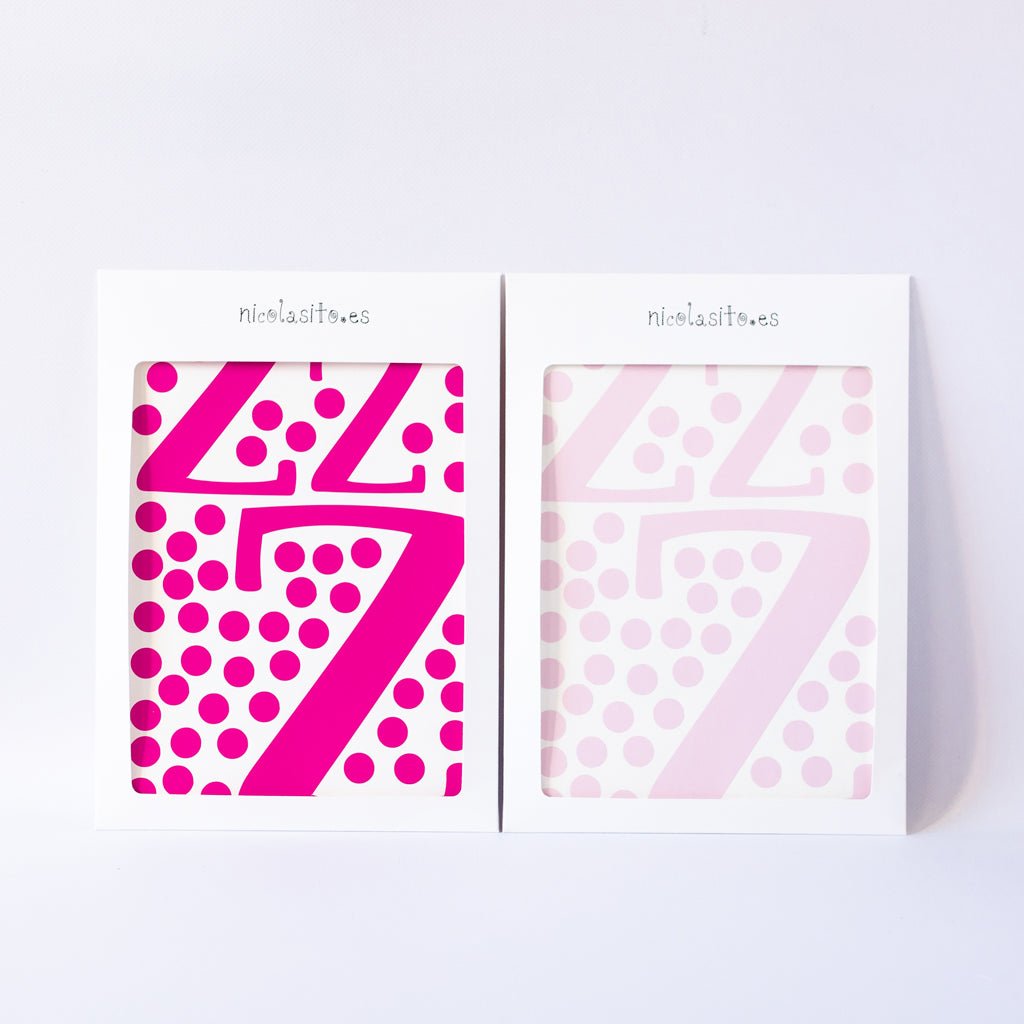 Caja del vinilo pared Zzz especialmente pensada para envío rápido - Nicolasito.es #color_Fucsia