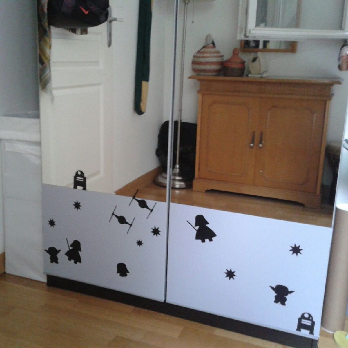 Vinilo Star Wars en color negro para decorar armarios - Nicolasito.es #color_Negro