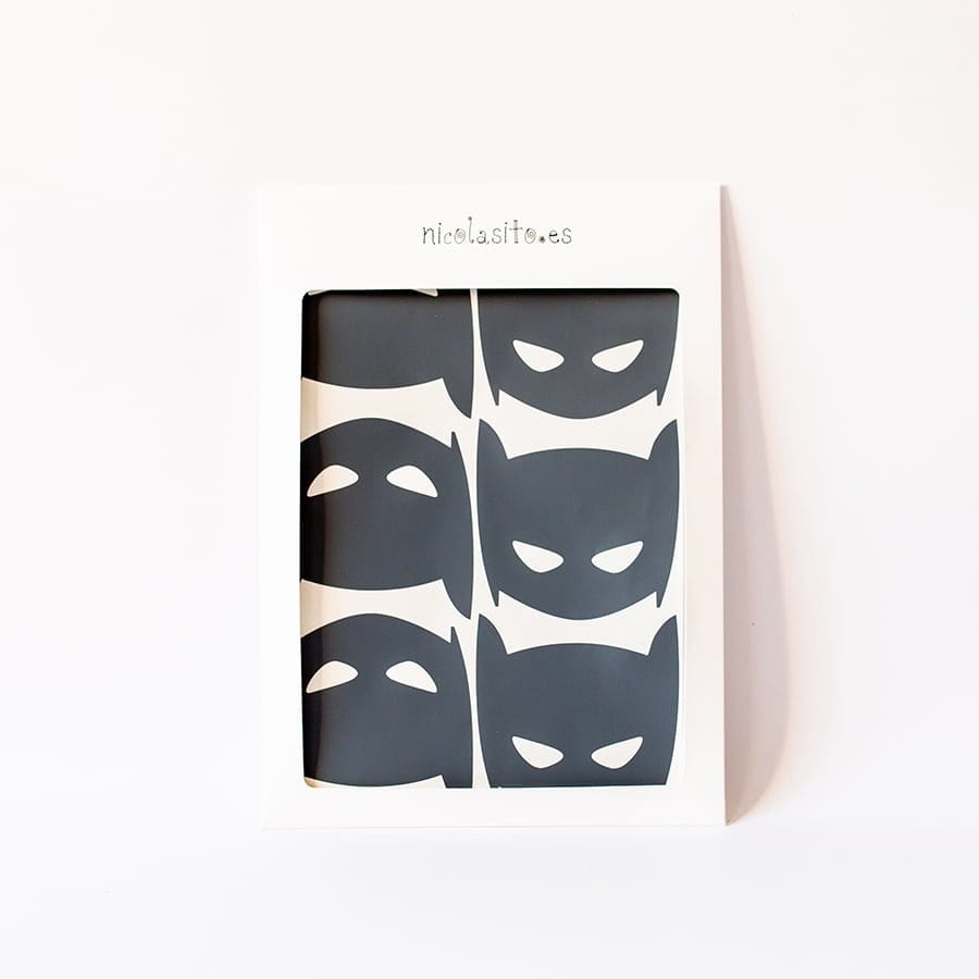 Paquete del vinilo decorativo de pared mini Batwoman para decoración infantil - Nicolasito.es #color_Gris oscuro