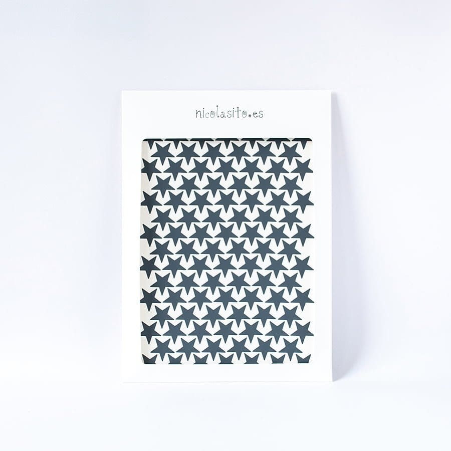 Vinilo adhesivo mini estrellitas en su presentación oficial de venta - Nicolasito.es #color_Gris oscuro