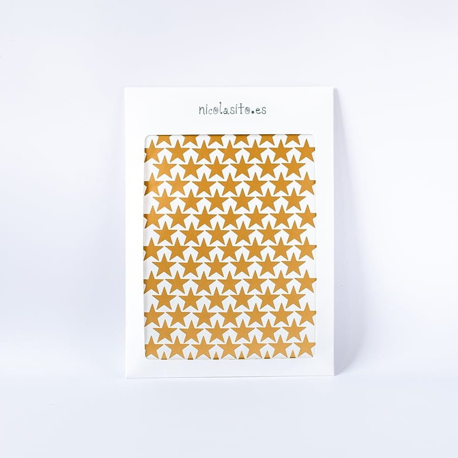Vinilos decorativos mini estrellitas oro Nicolasito #color_Oro