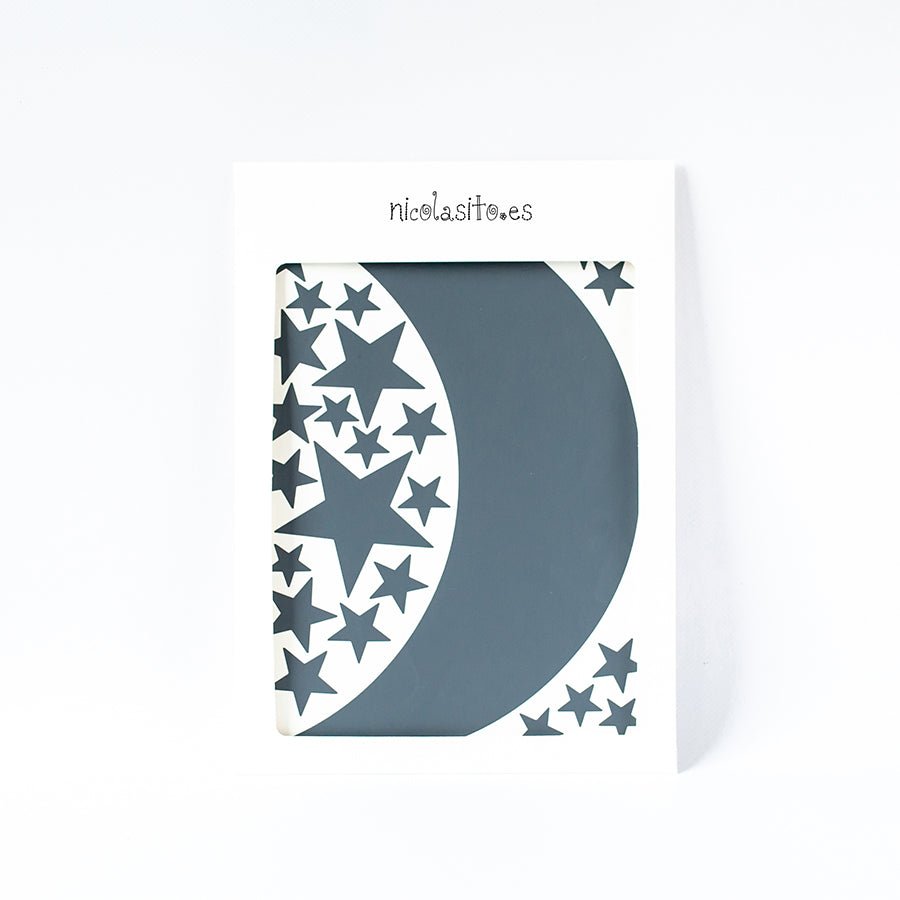 Vinilo mini Luna gris oscuro Nicolasito #color_Gris oscuro