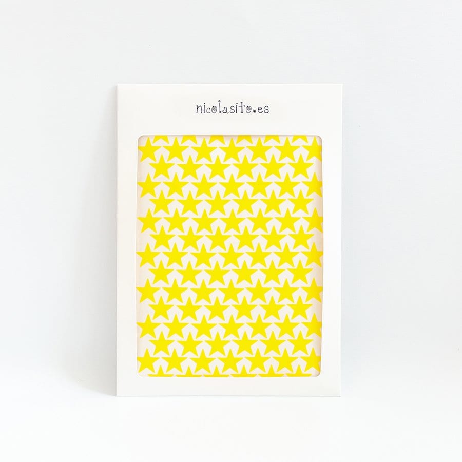 Vinilos decorativos mini estrellitas amarillas Nicolasito #color_Amarillo