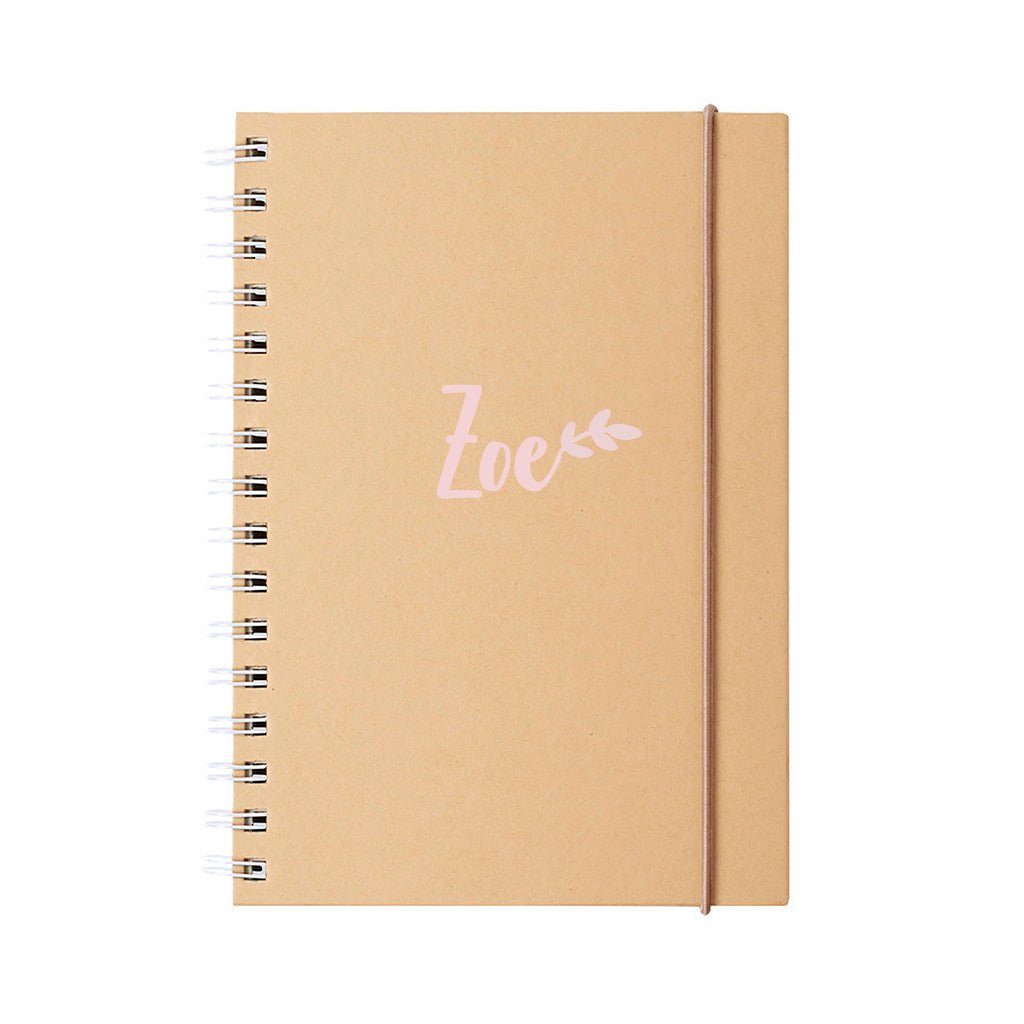 Material escoler comprar online Libreta Nature personalizada #color_Rosa