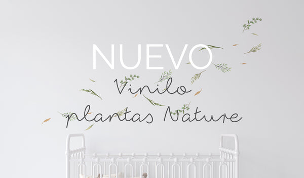 Nuevo Vinilo Plantas Nature para decoración infantil