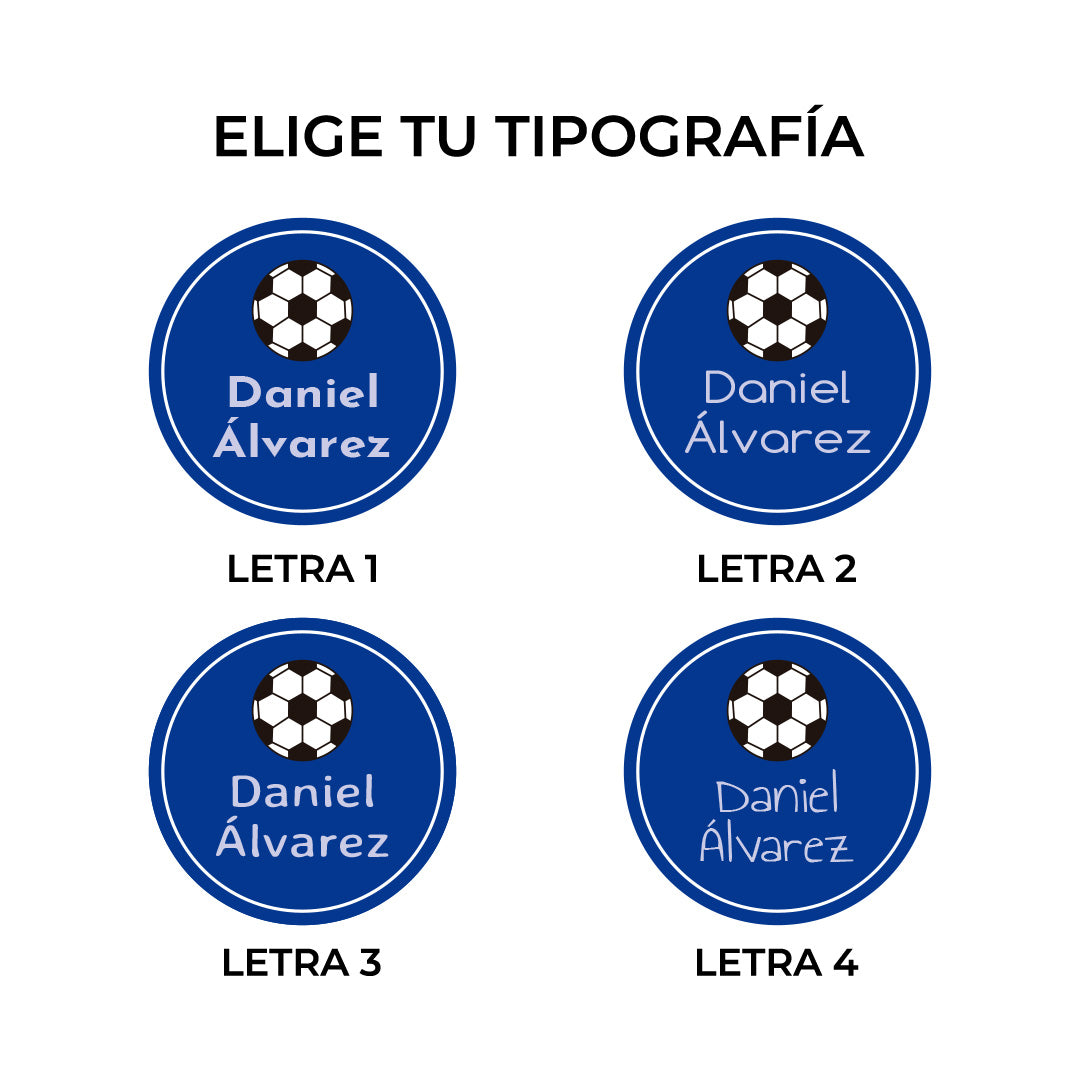 Tipografías para pegatinas personalizadas de zapatos de fútbol Real Madrid con nombre - Nicolasito.es #Color_Fútbol Real Madrid