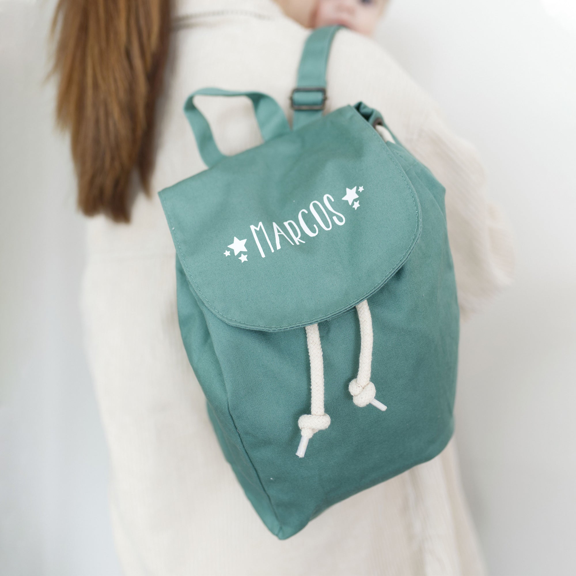 comprar mochila personalizada con nombre #color_Mochila-verde