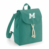 comprar mochilas pesonalizadas con inicial en color verde
