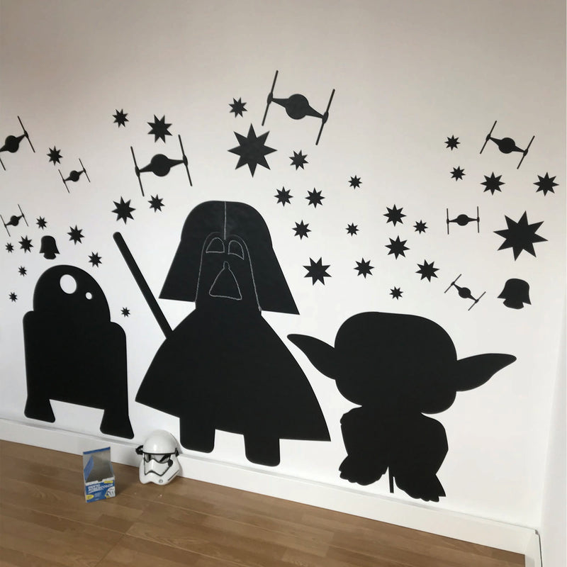 pizarra maestro yoda star wars nicolasito decoracion infantil