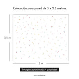 como colocar pared vinilo mini flores rosas nicolasito.es