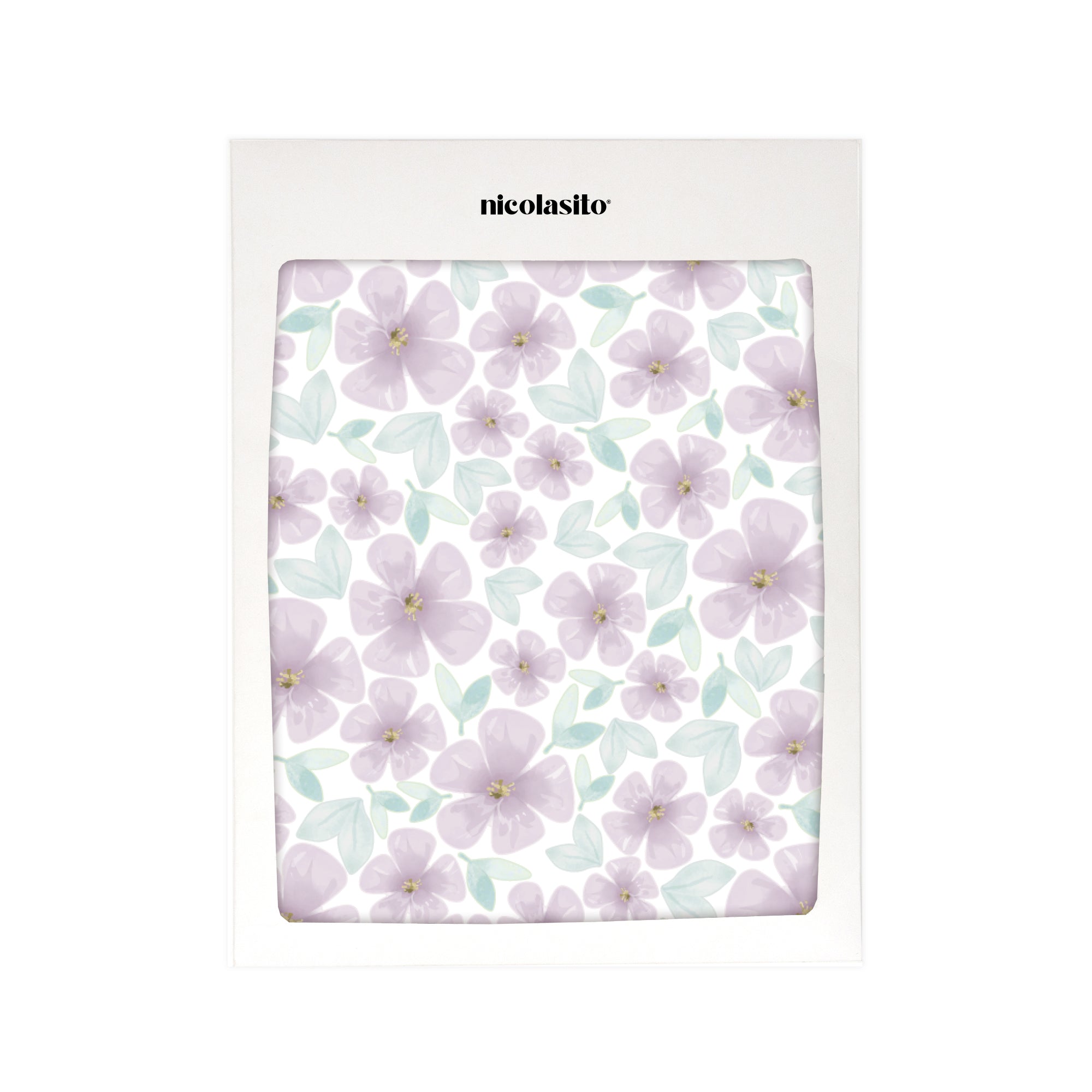 Paquete completo de las 92 pegatinas decorativas de vinilo decorativo para paredes en forma de flores silvestres de color lila - Nicolasito.es #color_flores-silvestre-lila