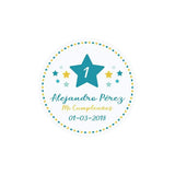 Adhesivos Estrellas Cumpleaños
